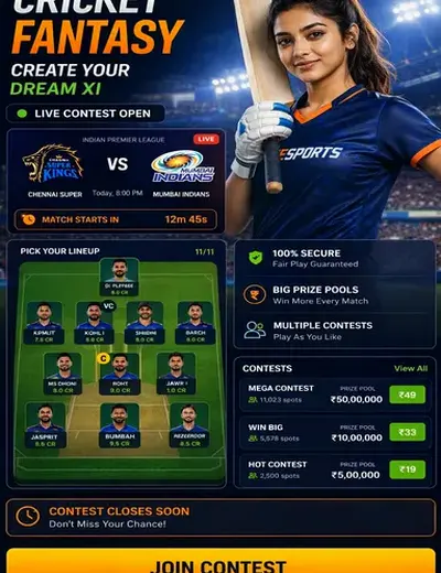 INDIA420 (india 420 apk) fantasy cricket & matchday visual 3